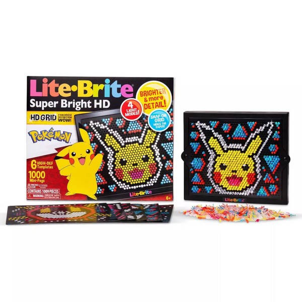 Lite Brite Super Bright HD Pokemon Edition Educational Play