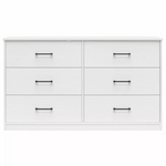 Ameriwood Home BrEZ Build Pearce Wide 6 Drawer Dresser