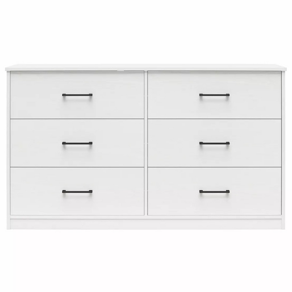 Ameriwood Home BrEZ Build Pearce Wide 6 Drawer Dresser