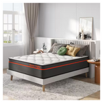 Sweetnight 14" Medium Memory Foam Hybrid Wrapped Top Queen Mattress