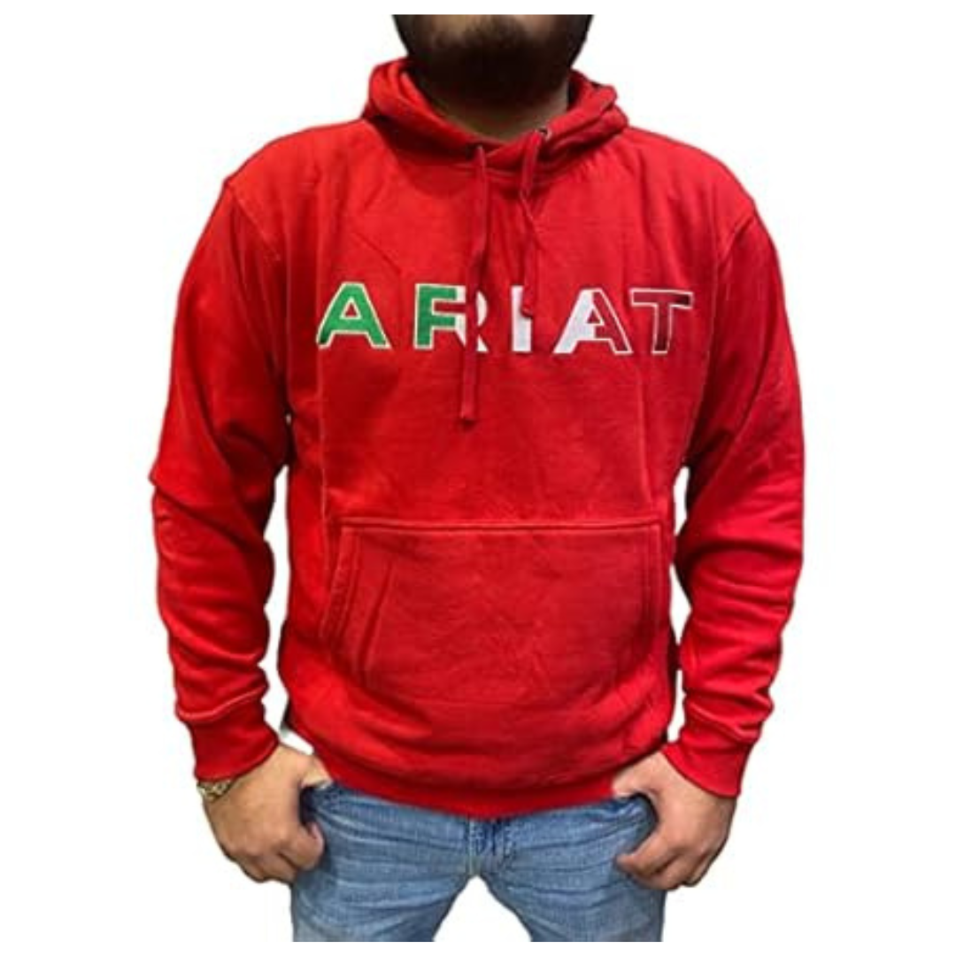 Ariat Men's Mexico Hoodie (Mexico Red Smu)