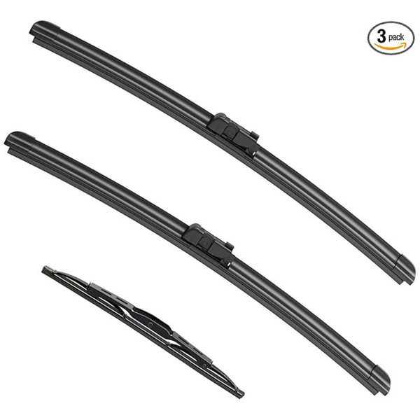 3-Pack Anikluim 26"+15" Wiper Blades With 10" Rear Wiper Blade Set