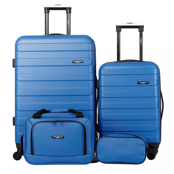 4-Piece Travelers Club Austin Hardside Luggage Set (Various Colors)