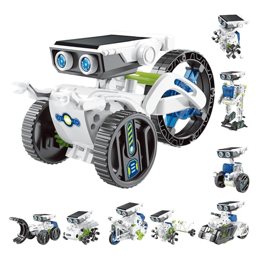 12-In-1 Science Learning Educational STEM Building Robot Kit