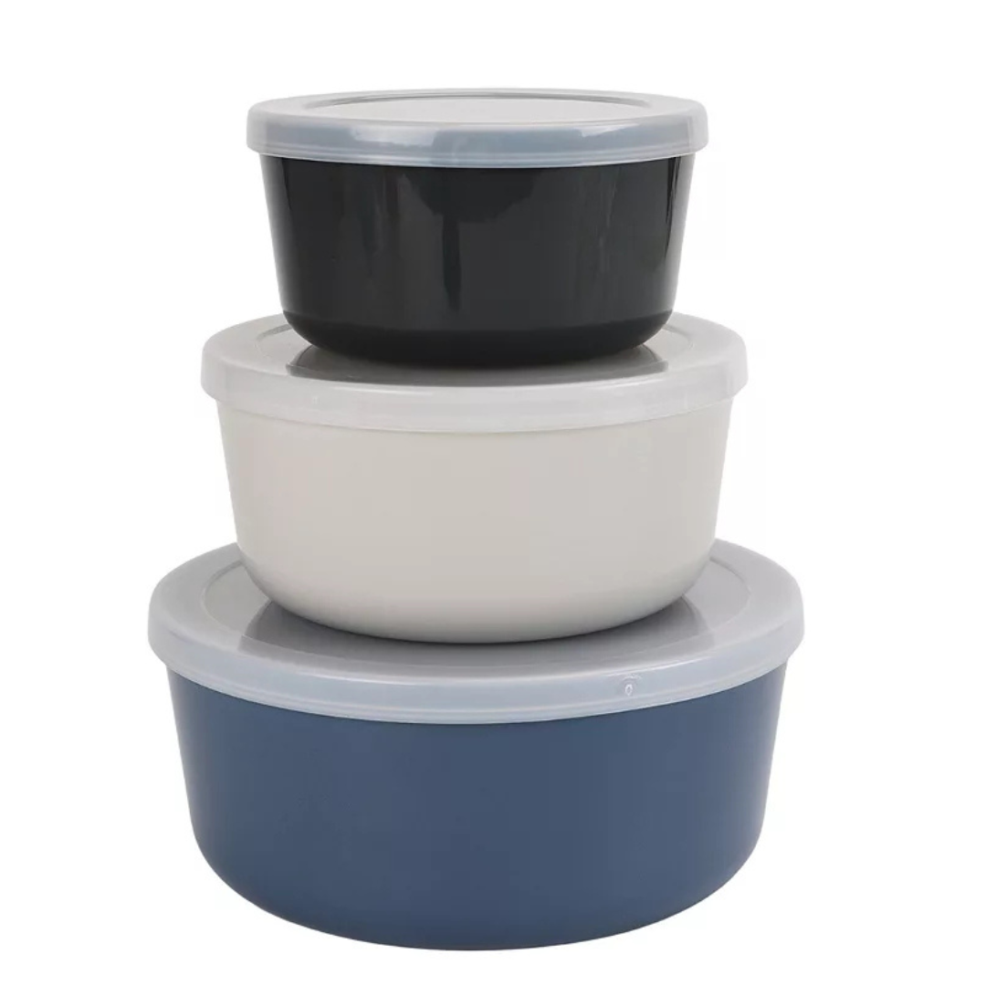 3-Piece The Big One Prep Bowls With Lids