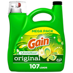 4-Pack 154oz Gain + Aroma Boost Liquid Laundry Detergent (Original Scent)