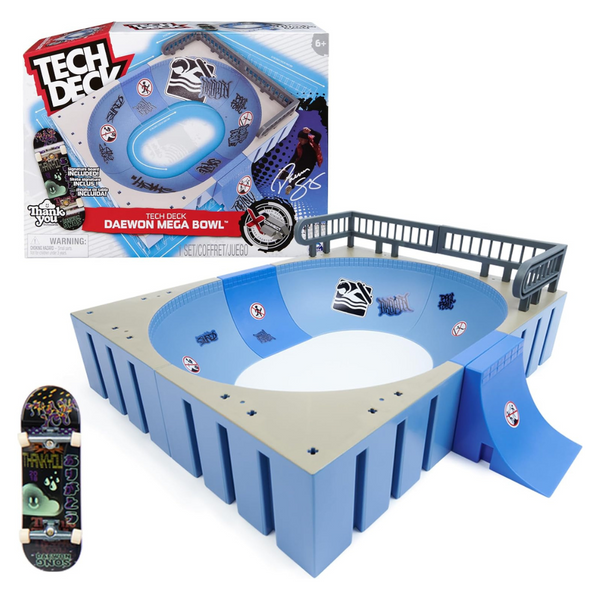 Tech Deck Daewon Mega Bowl Customizable And Buildable Ramp Set