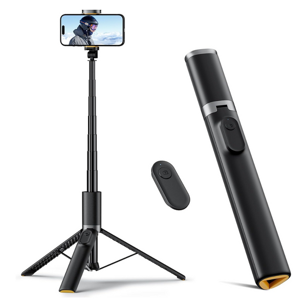 63" Portable Selfie Stick Phone Tripod With Remote