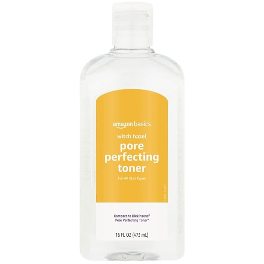 Amazon Basics Witch Hazel Pore Perfecting Toner, 16 Fluid Ounces