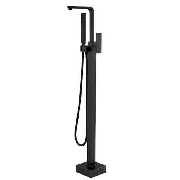 Single-Handle Freestanding Tub Faucet w/Handheld Shower