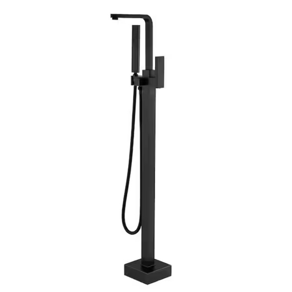 Single-Handle Freestanding Tub Faucet W/Handheld Shower