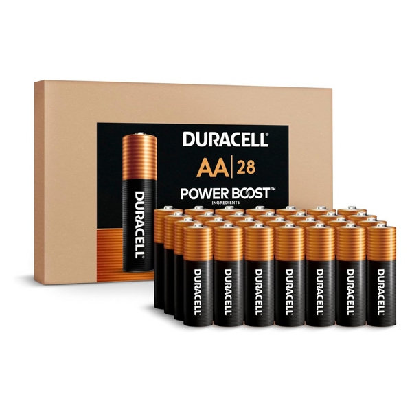 28-Count Duracell Coppertop Long-lasting Power Alkaline AA Batteries