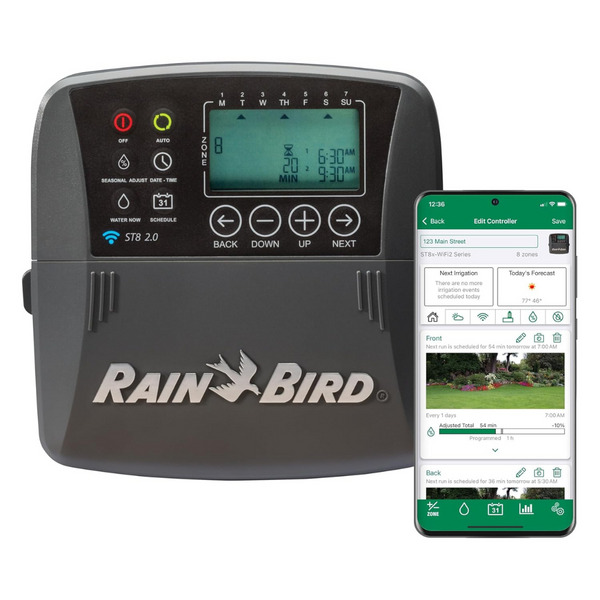 Rain Bird Programmable 8 Zone WiFi Sprinkler Timer