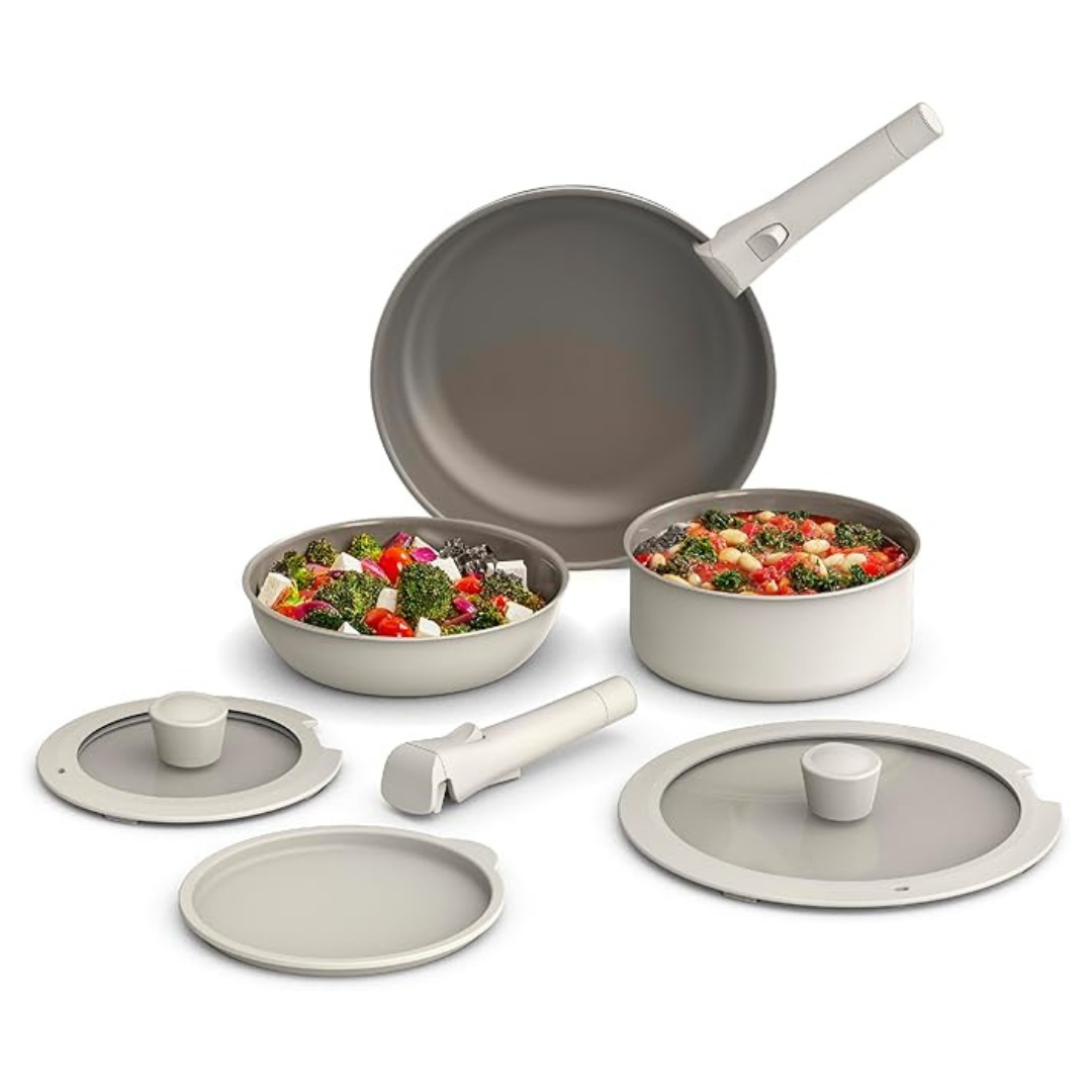 8-Piece Bella EverGood Ceramic Nonstick Coating Cookware Set