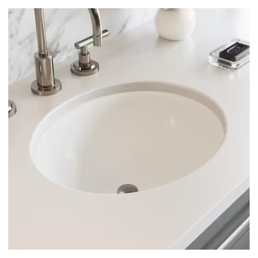 Pelham & White Newcastle 19-3/4" Undermount Ceramic Oval Bathroom Sink