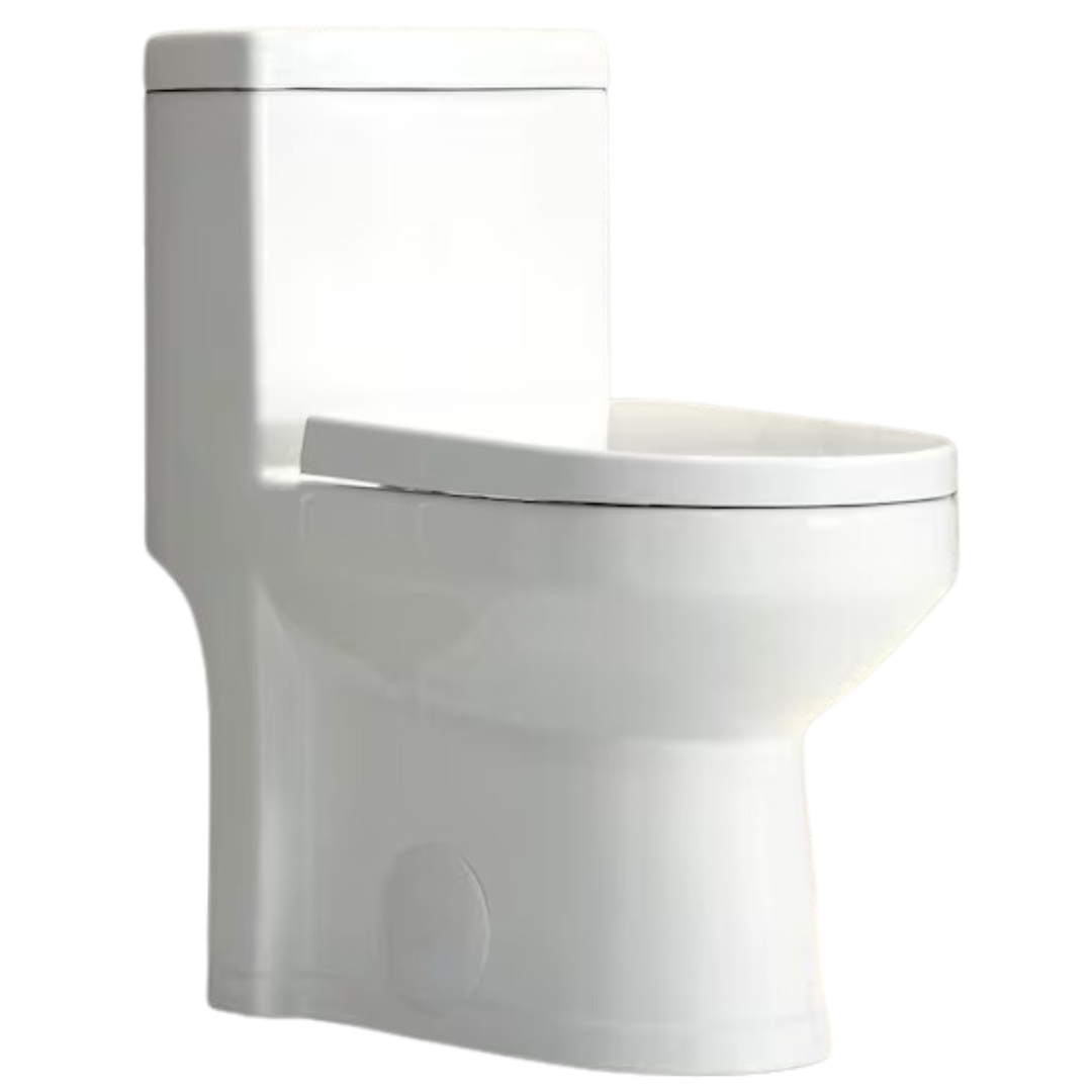 HOROW 0.8/1.28 GPF Dual Flush Round Toilet