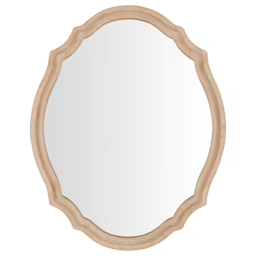 Home Decorators Collection Medium French Country Oval Framed Mirror