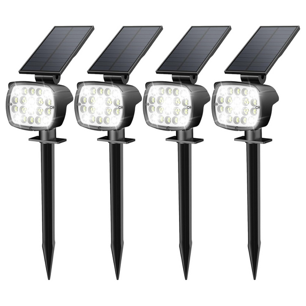 4-Pack Kaxiida Ultra Bright LED Landscape Uplights Spotlight