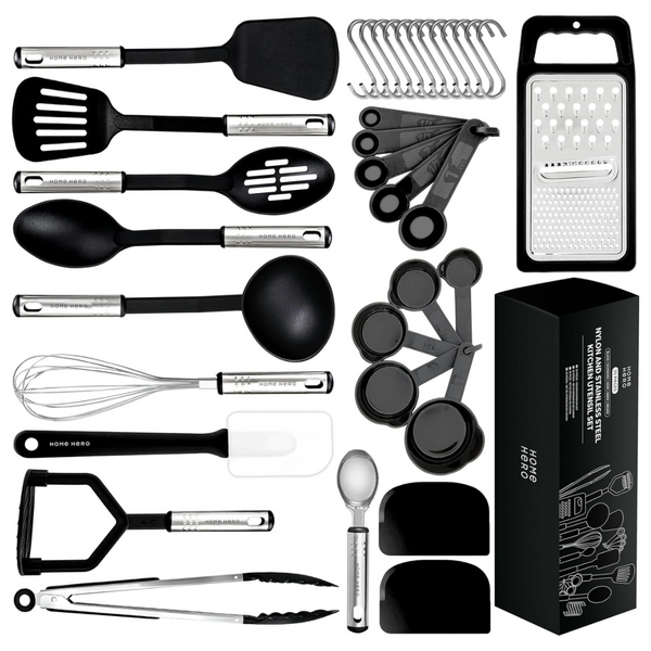 Home Hero 35 Pc Non Stick Kitchen Utensils Set