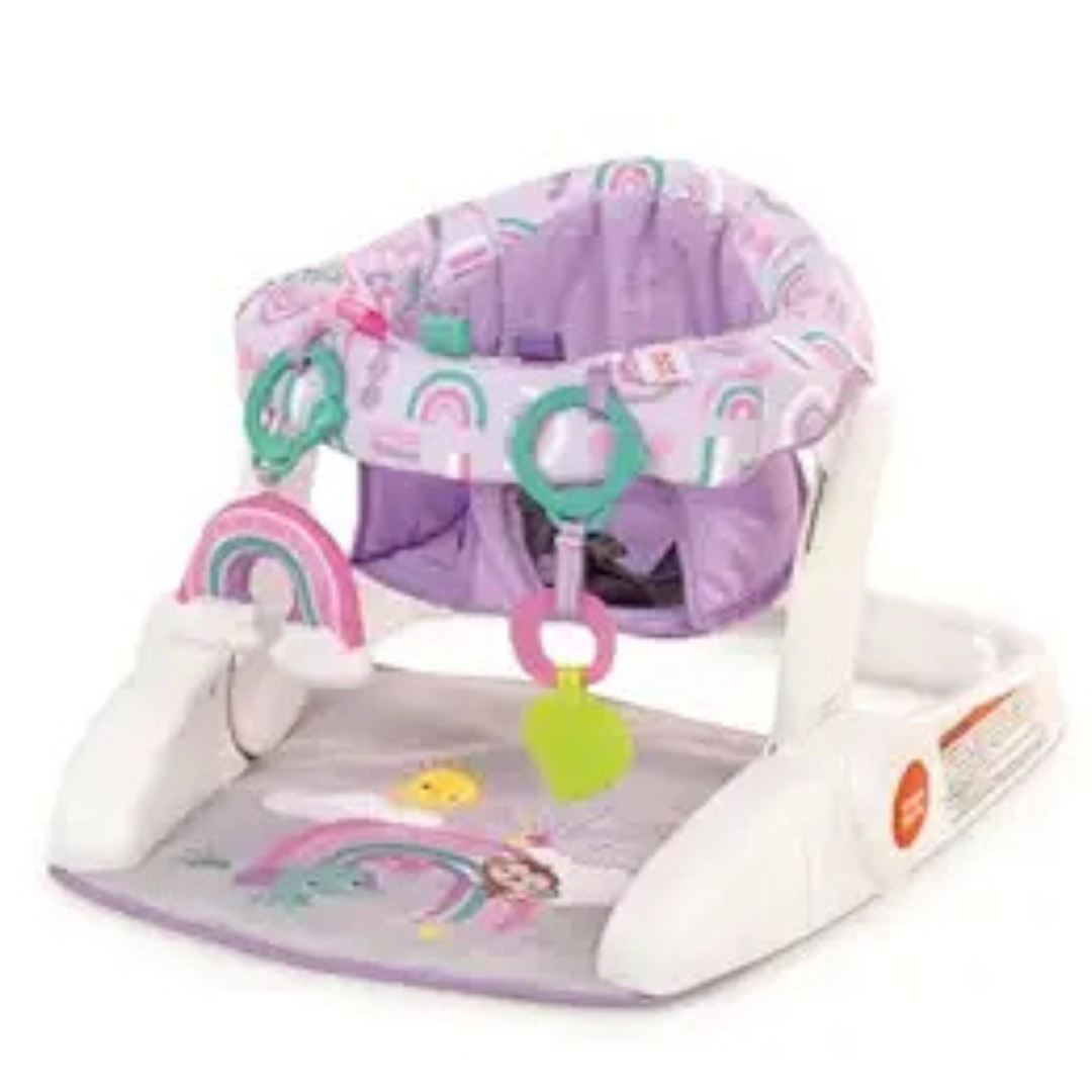 Bright Starts 2-In-1 Sit-Up Infant Floor Seat With Toys (2 Colors)