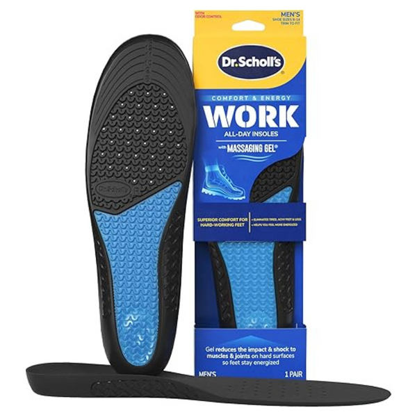 Dr. Scholl's Work All-Day Superior Comfort Insoles With Massaging Gel