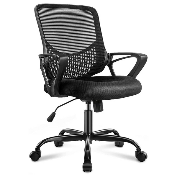 JHK Wheels Ergonomic Home Office Desk Chair With Lumbar Support