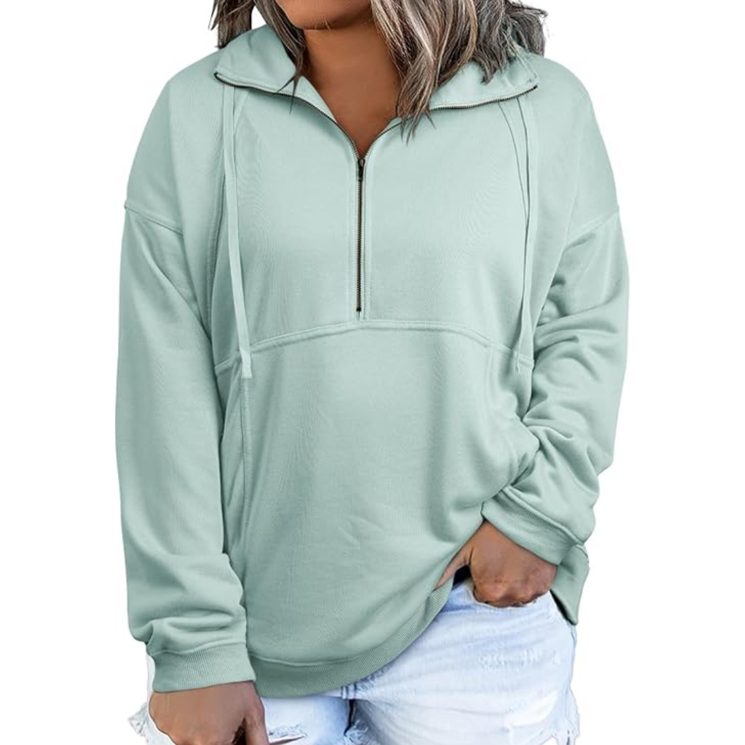 Women's Plus Size Hooded Tops