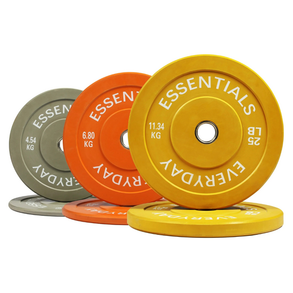 BalanceFrom 100lbs Color Bumper Plate Set