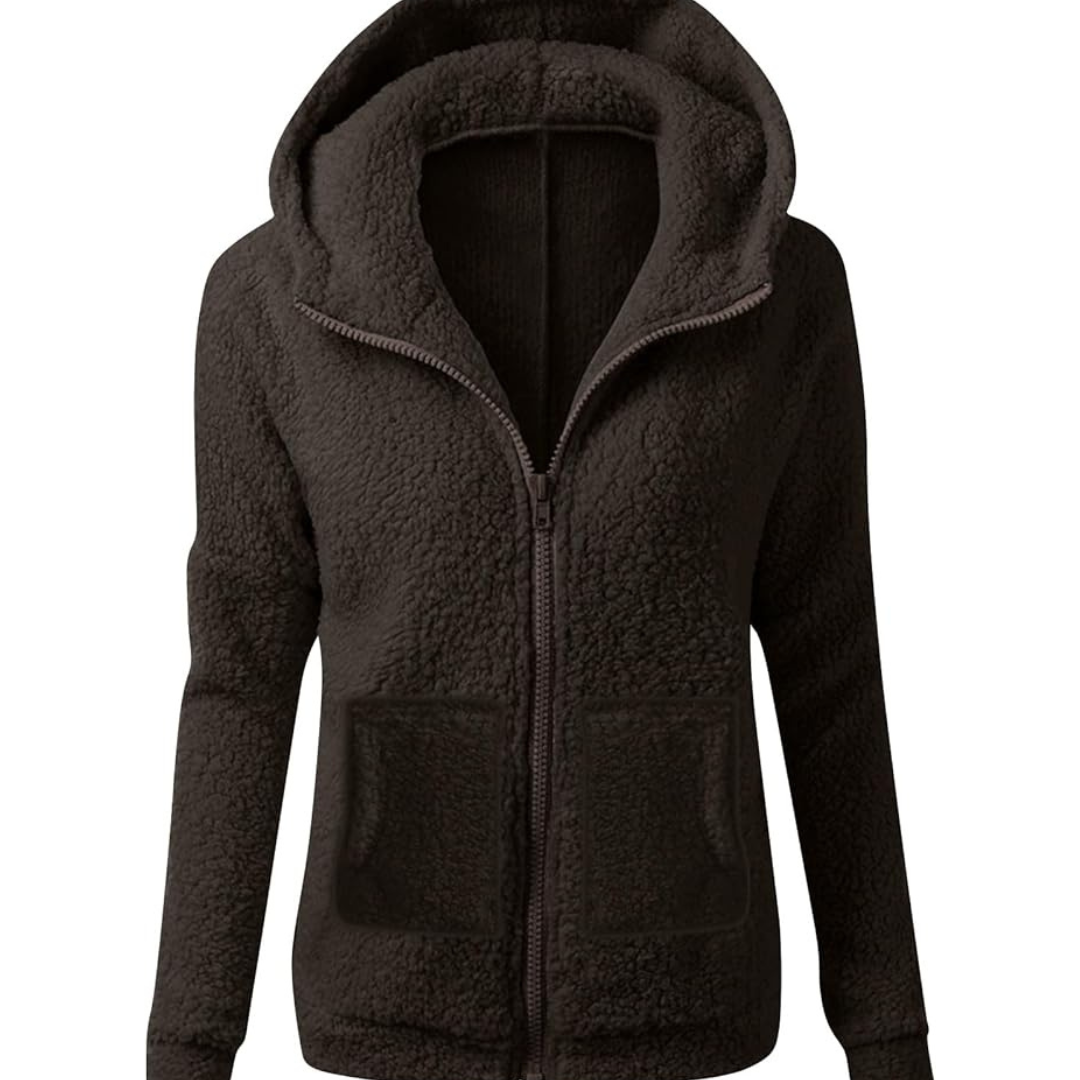 Women's Fleece Hoodie Jacket (Various Colors)