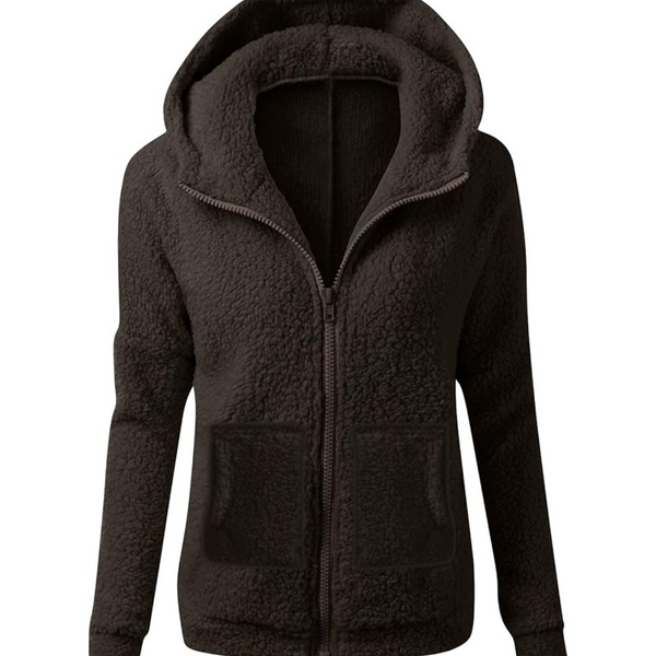 Women's Fleece Hoodie Jacket (Various Colors)