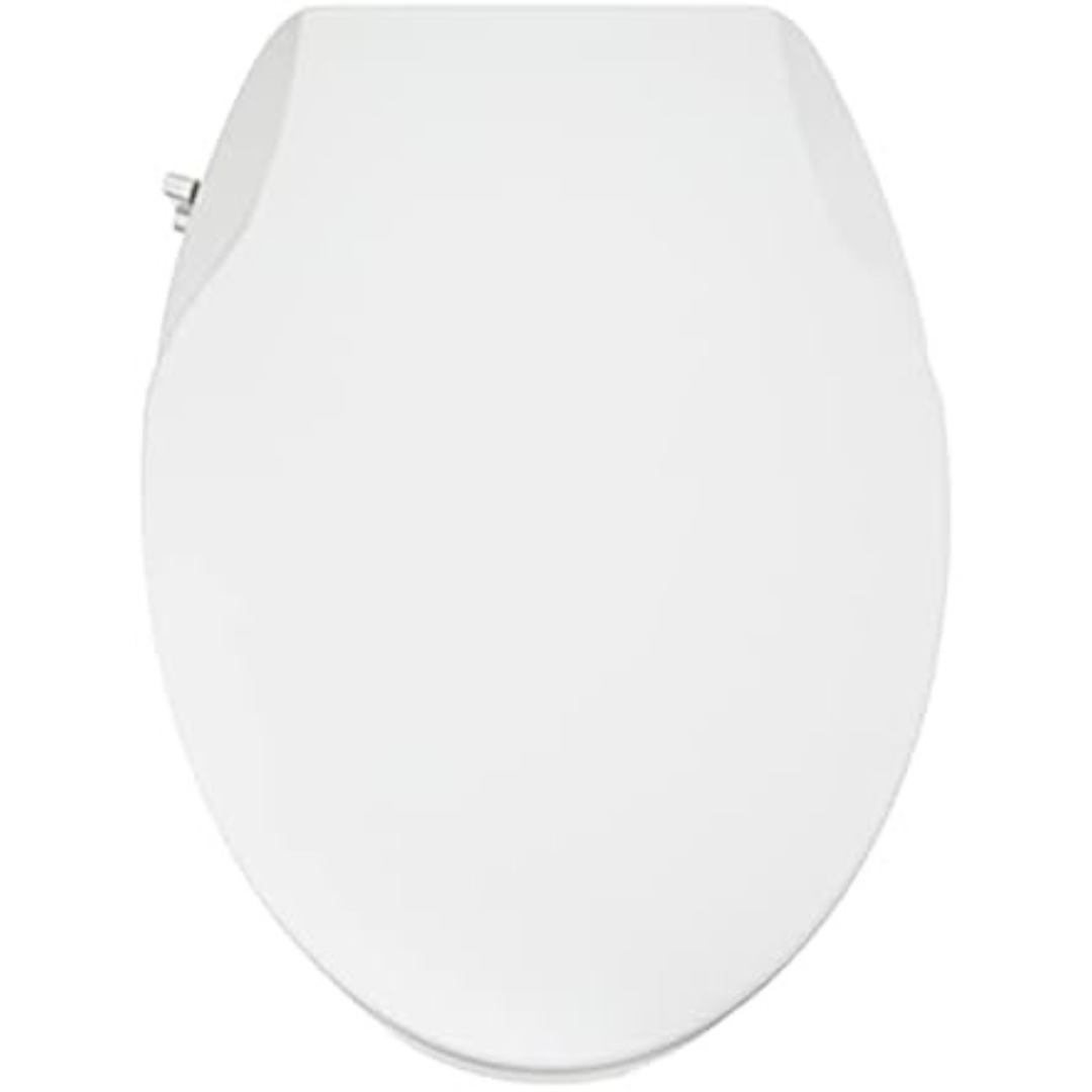 Amazon Basics Elongated Slow Close Oval Nonelectrical Bidet Toilet Seat