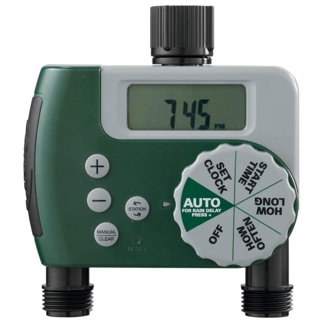 Orbit 58910 Digital 2 Outlet Hose Faucet Timer