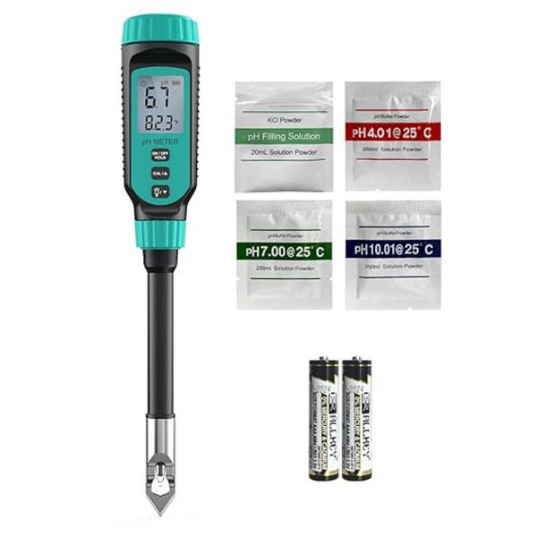 Tadeto TE027 Soil pH Meter With LCD Display (7-Piece)