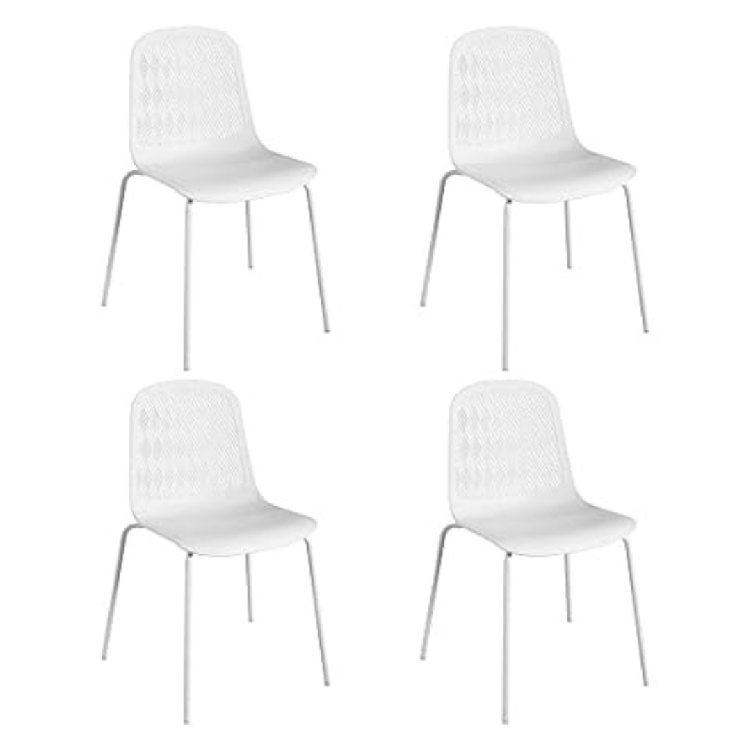 4-Set KM Legend Modern Chairs With Metal Legs