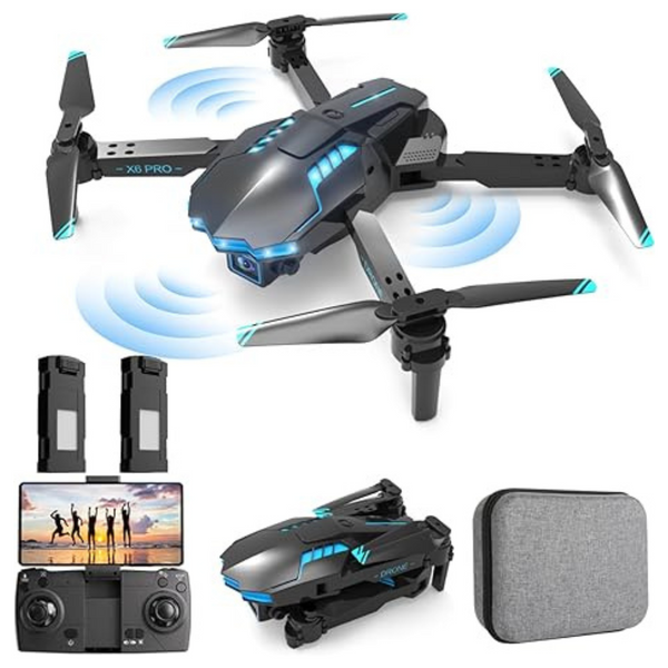 RC Quadcopter Foldable FPV Drone With 1080P Camera