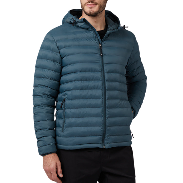 32 Degrees Men's Lightweight Poly-fill Packable Hooded Jacket (7 colors)