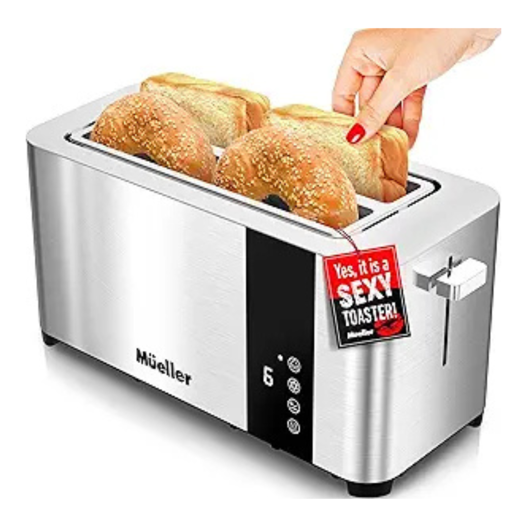 Mueller UltraToast 4-Slice Stainless Steel Toaster