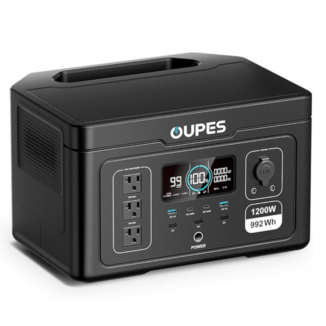 Oupes 1200W Exodus 1200 Portable Power Station Solar Generator