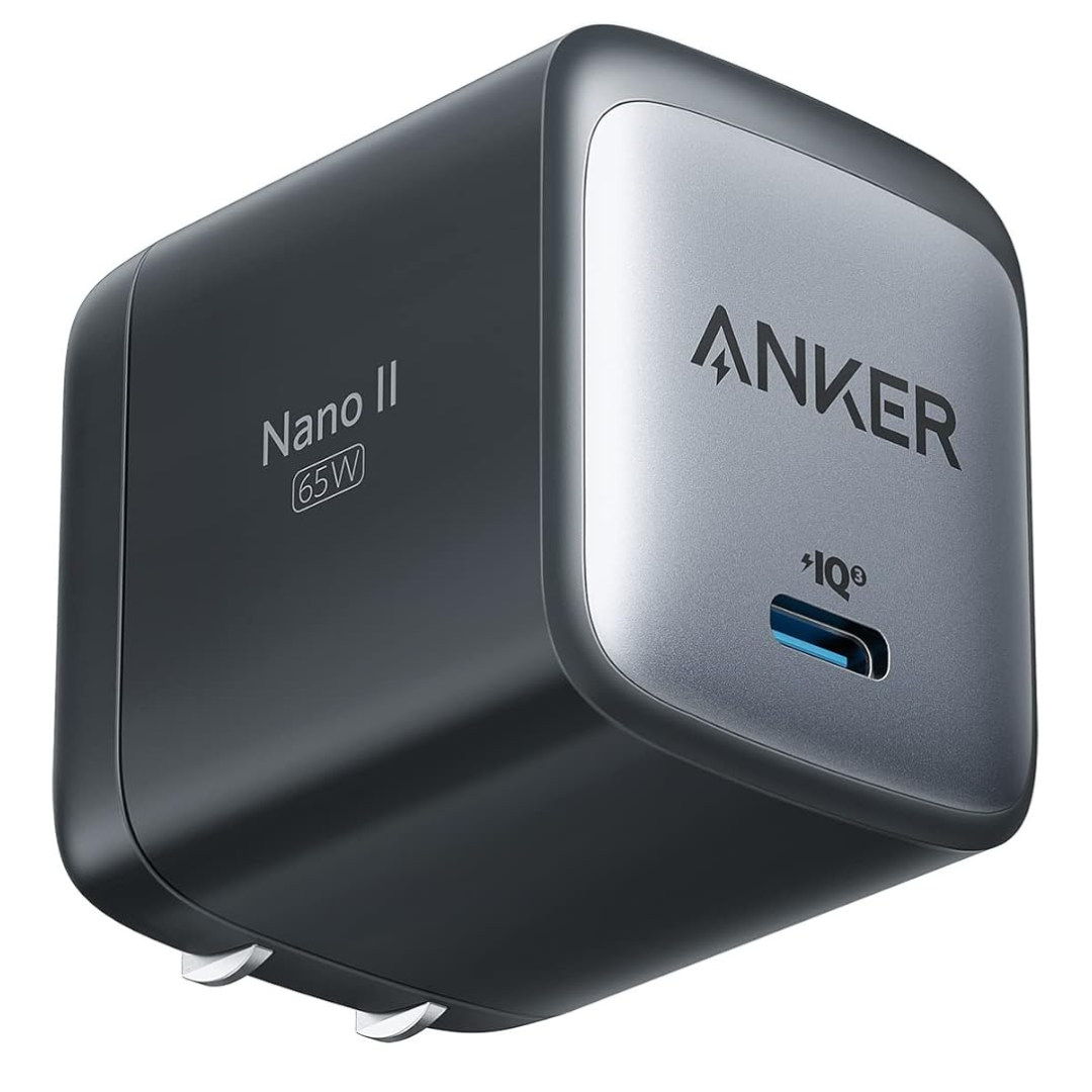 Anker 715 Nano II 65W GaN II PPS USB-C Fast Charger Adapter