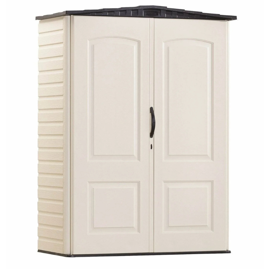 Rubbermaid Resin Weather Resistant Outdoor Storage Shed (4'5" x 2'3")