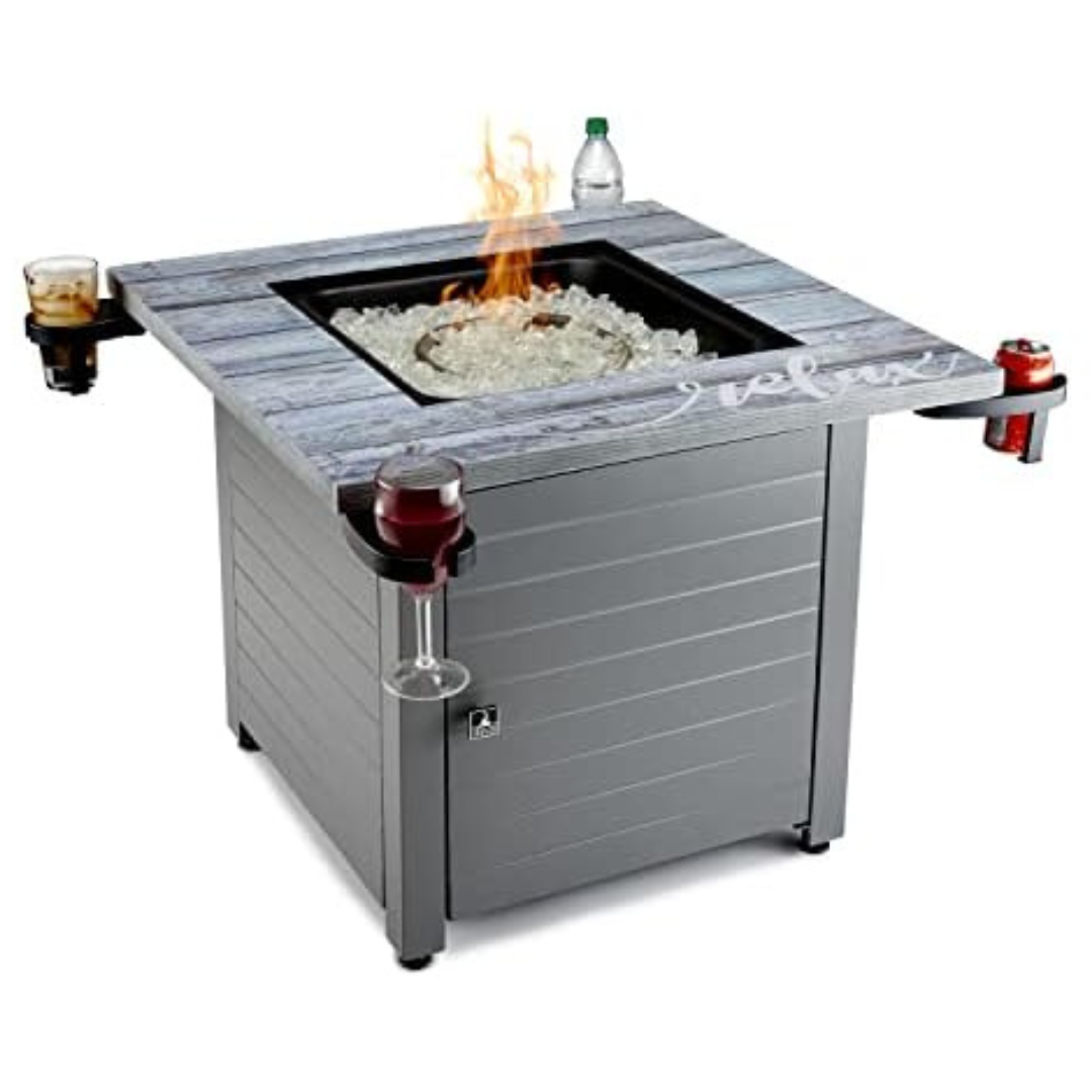 Endless Summer Relax 30" Square Gas Fire Table