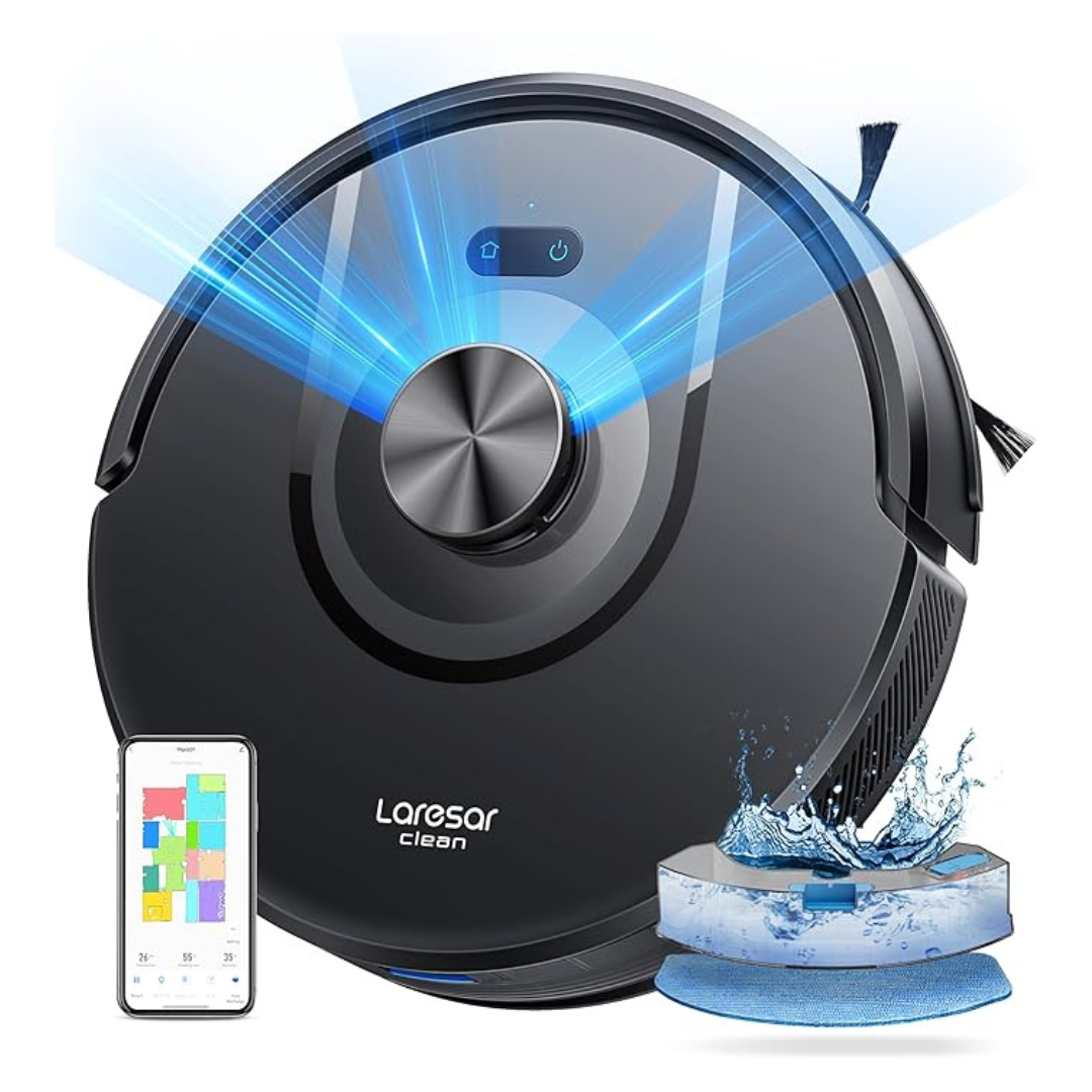 Laresar Clean 3-In-1 5000Pa Robot Vacuum And Mop Combo