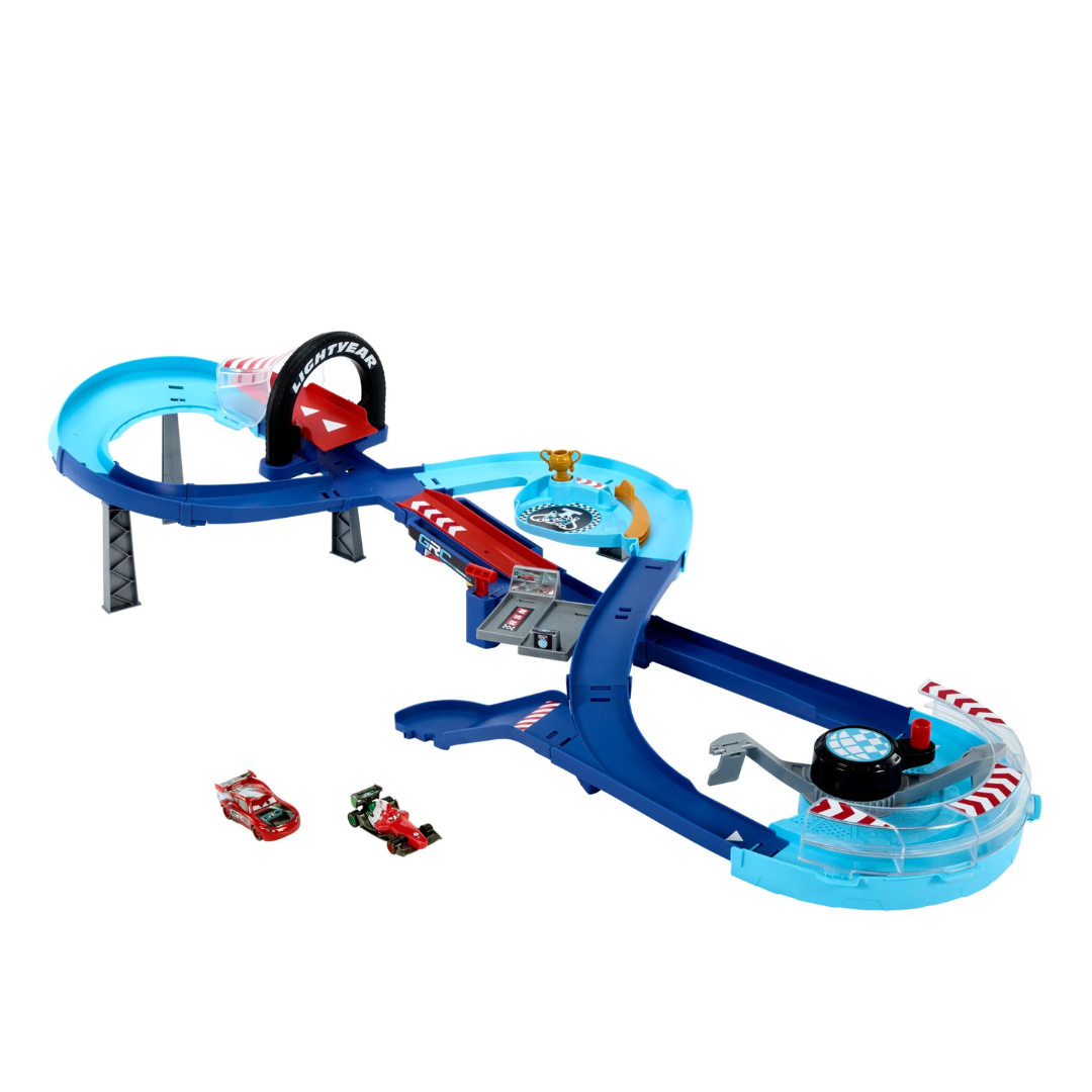 Mattel Disney And Pixar Cars Playset With 2 Toy Cars