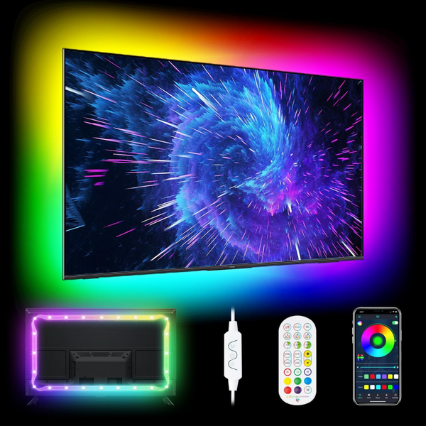 RGB LED 13' TV Backlight Strip with App