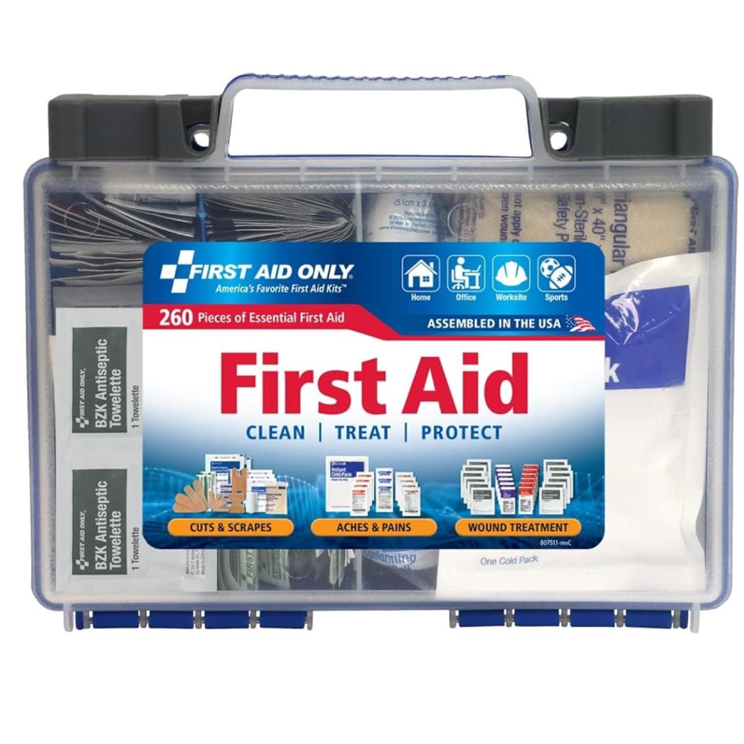 260-Piece First Aid OSHA Compliant Only All-Purpose First Aid Kit