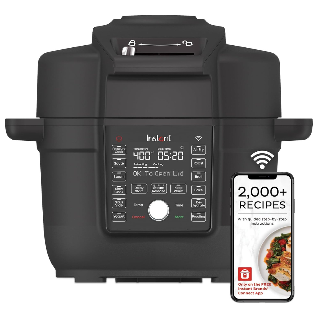 Instant Pot 6.5 Quart 13-in-1 Air Fryer and Pressure Cooker Combo