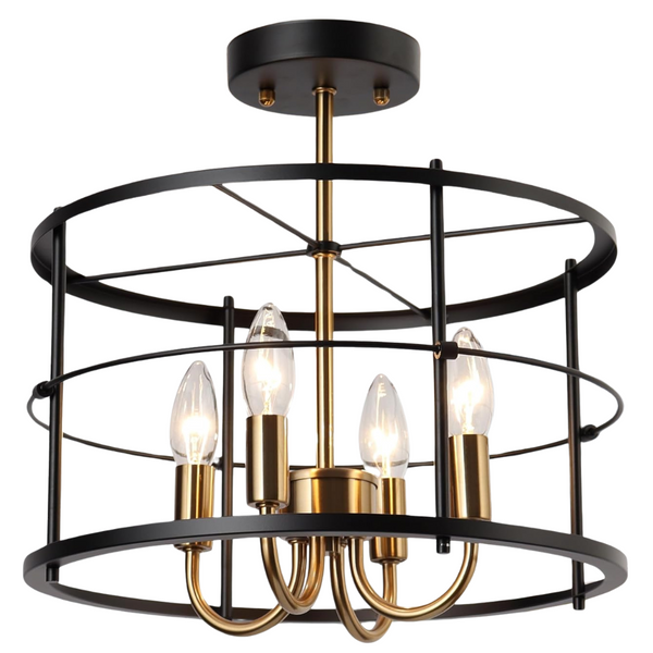 Modern Semi Flush Mount Ceiling Light Fixture