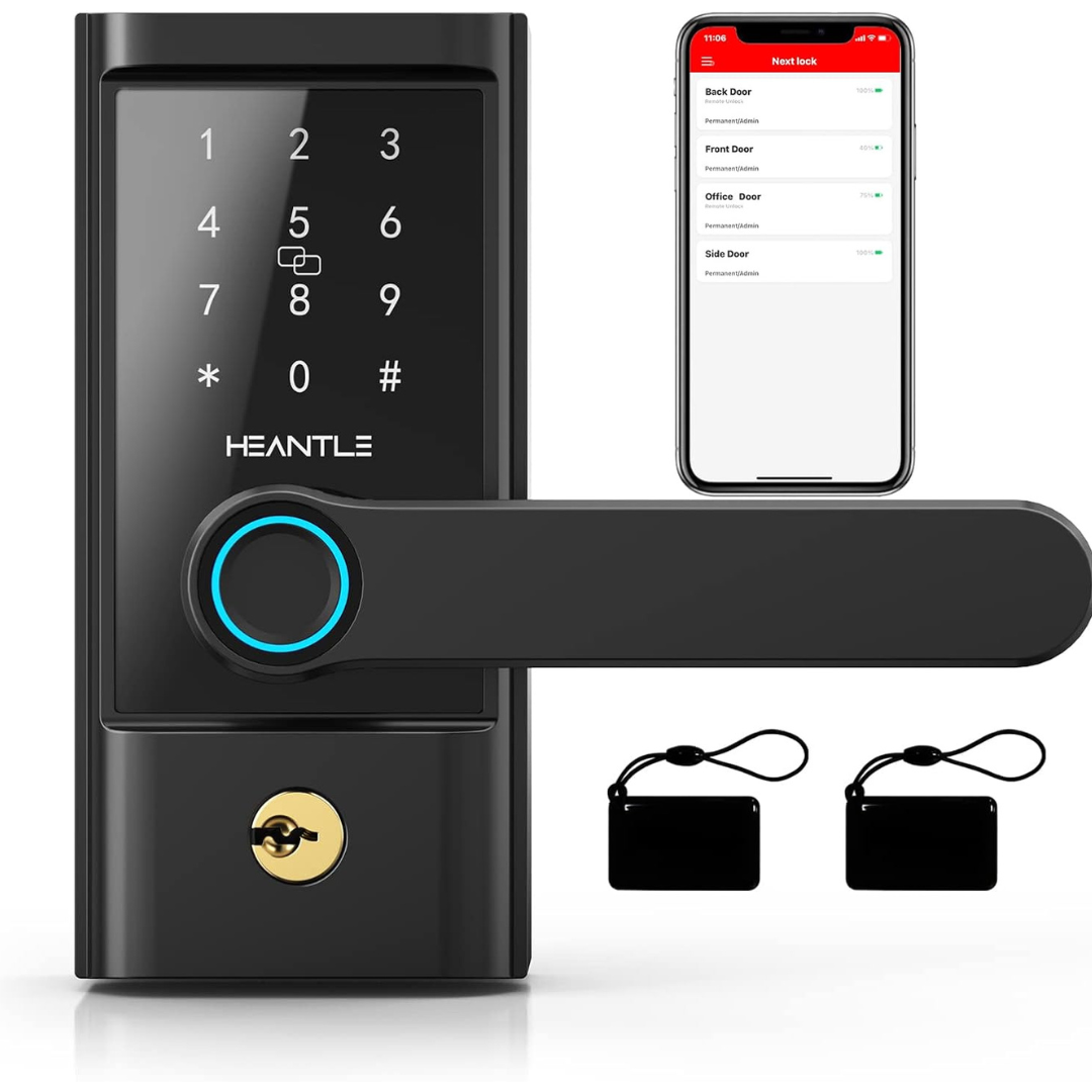 Keyless Entry Door Lock with Touchscreen Keypads Handle