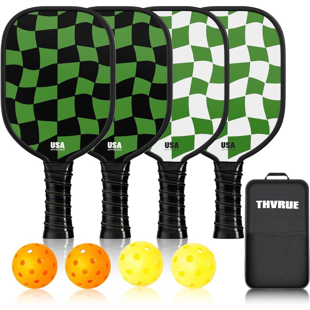 2-Pack USAPA Approved Pickleball Paddles Set