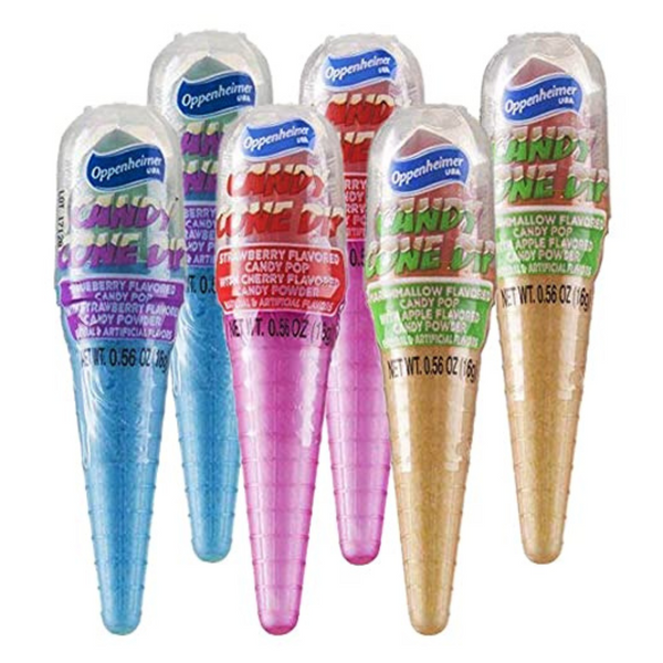 Ice Cream Cone Shaped Candy Dippers, 6 Pack